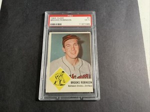 1963 Fleer Baseball #4 Brooks Robinson PSA EX 5!!