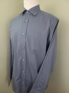 Banana Republic camicia blu cool con bottoni uomo grande manica lunga vestibilità rilassata - Foto 1 di 13