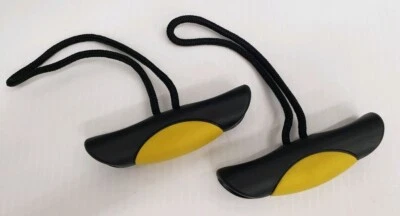 Kayak Toggle Pull Handles 2 Pack, YELLOW Carry Loop Handles Canoe Universal Yak, - Image 1 of 2