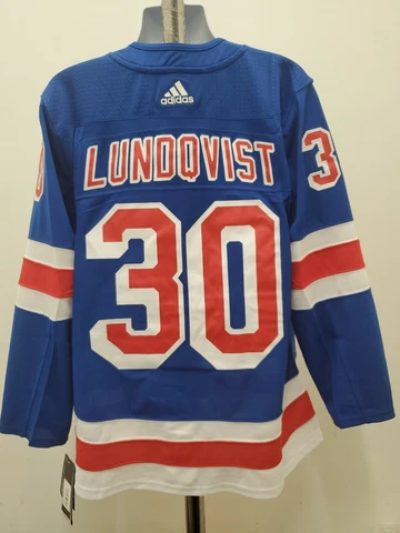New York Rangers Henrik Lundqvist mens Jersey Adidas size MEDIUM (50) $225 NWT Cover