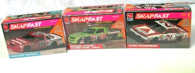 3 NASCAR 1/32 SNAP FAST MODEL KIT LOT SEALED - 21 SHEPARD 18 JARRETT 10 COPE - Image 1 of 2