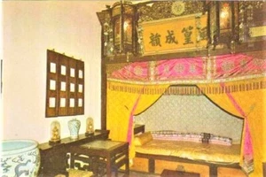 Emperor Guangxu’s Bedchamber, Summer Palace, Peking, China; Real Photo Repro  - Bild 1 von 1