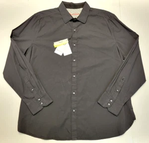 $205 Nueva Camisa Informal ROBERT GRAHAM Botón DESCANSA PARA MAR Para Hombre 3XL Negra Calce CLÁSICO - Imagen 1 de 7