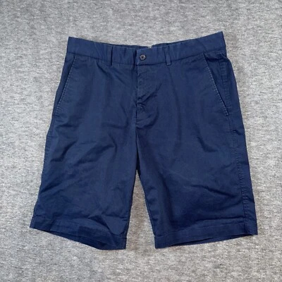 Dunning 男式 Everbest Performance 弹力高尔夫短裤休闲海军蓝 32 码 — 第 1/4 张图片