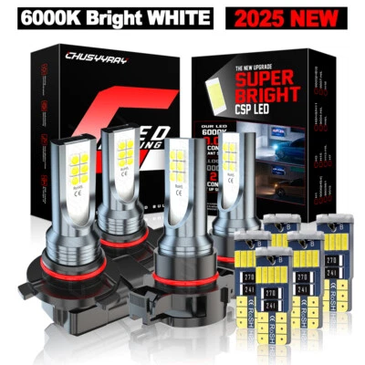 Kit de luzes LED C para Cadillac Escalade ESV dianteiro neblina direção DRL - Imagem 1 de 4