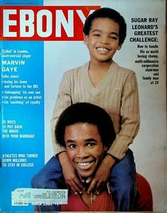 Ebony Magazine March 1981 Sugar Ray Leonard Marvin Gaye Curt Flood Ted Lange  - Picture 1 of 2