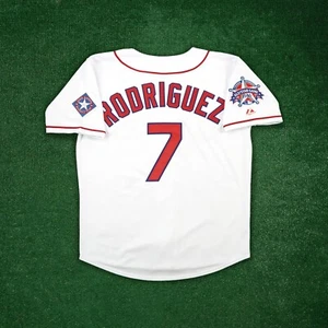 Ivan Rodriguez 1995 Texas Rangers All Star Men's Home White Cooperstown Jersey - Picture 1 of 8