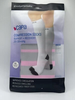 NEW Capa Body After Baby Compression Socks Size M 7.5-10 Pregnancy Postpartum - Image 1 of 2
