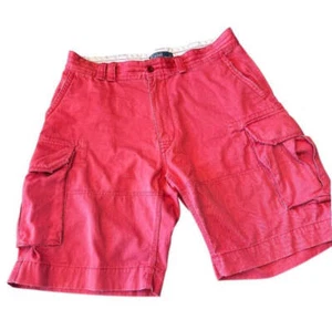 Polo Ralph Lauren Nantucket Red Vintage Cargo Shorts Size 36x9* - Picture 1 of 6