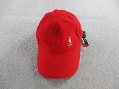 Gorra Kangol con correa trasera roja mezcla de lana logotipo de béisbol bordado ajustable Foto 1 de 4