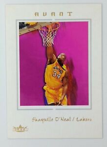 2003-04 Fleer Avant Shaquille O'Neal #48, Los Angeles Lakers, HOF