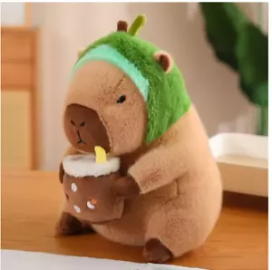 Capybara Plush Toy Simulation Capibara Stuffed Animal 30cm avocado capybara - Picture 1 of 2