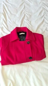 Ladies Precis petite red wool/ cashmere blend coat, red, uk10 excellent cond... - Picture 1 of 18