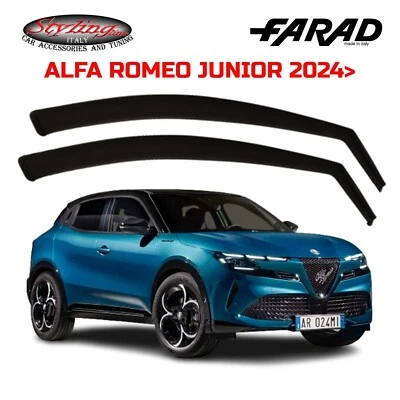 DEFLETTORI ALFA ROMEO JUNIOR (DAL 2024 IN POI) FARAD SET ANTIVENTO FUME' 14236M - Immagine 1 di 2