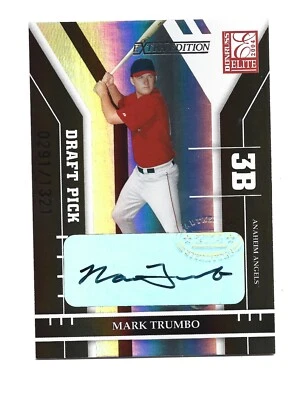 Mark Trumbo AUTOGRAPH Los Angeles Angels 2004 Donruss Elite Extra Edition AUTO - Image 1 of 2