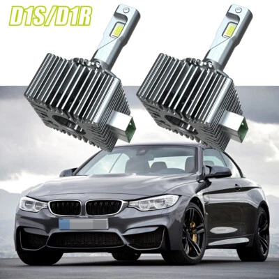 Faros LED de xenón para BMW M4 2015 2016 2017 2018 6000K bombillas de haz alto bajo 2X Foto 1 de 4