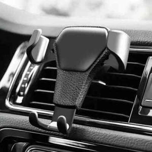 UK Universal Mobile Car Phone Holder Air Vent Gravity Design Mount Cradle Stand - Picture 1 of 10