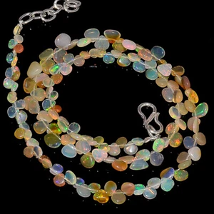 Different Variations Ethiopian Opal Pear & Heart Briolettes Beads Strand - Picture 1 of 9