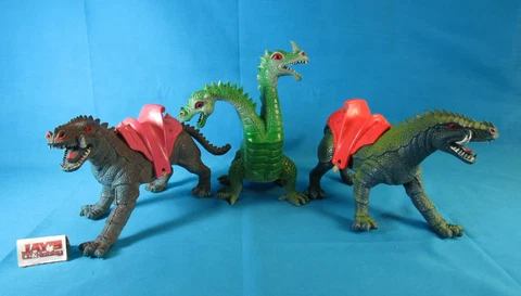 Vintage 1983-1984 Dragons, Knights, and Daggers Figure Lot of 3 Imperial Toy Co Cover