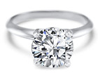 0.79 Ct Diamond Round Brilliant Engagement Ring O-P Color SI2 GIA Certified