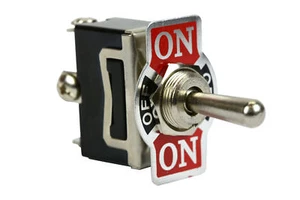 Interruptor de palanca de alta resistencia 20A 125V (ENCENDIDO)-APAGADO-(ENCENDIDO) SPDT 3 terminales momentáneos 2 LADOS - Imagen 1 de 3