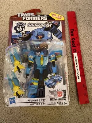 Transformers Generations 30th Anniversary Thrilling 30 Deluxe Class Nightbeat - Image 1 of 2