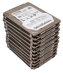 10 disques durs Toshiba MK2576GSX 250 Go Sata 2,5" 100 % santé - Photo 1/2