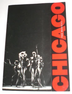 CHICAGO A MUSICAL BROCHURE ANN REINKING WALTER BOBBIE - Picture 1 of 1