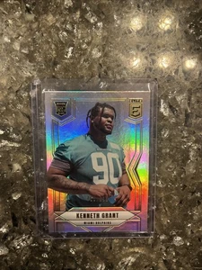 2025 Donruss Elite Kenneth Grant /999 Miami Dolphins Uniform!!! RC! Clean! - Picture 1 of 17
