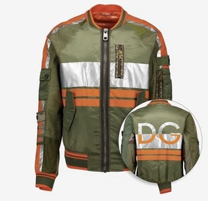 £2,160 DOLCE & GABBANA Multicolour Bomber Jacket -Made In Italy - Picture 1 of 20