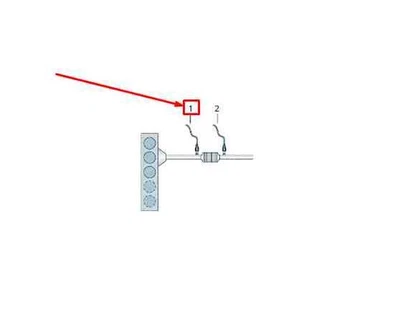 Sonda lambda VW Maggiolino 5C 06K906262CR NUOVA ORIGINALE - Immagine 1 di 2