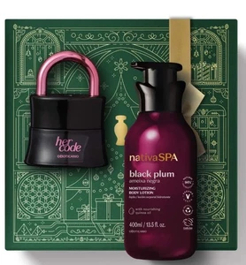 Boticário Combo Natal Her Code Touch EDP 50 ml + Loción Ameixa Negra 400 ml  - Imagen 1 de 4