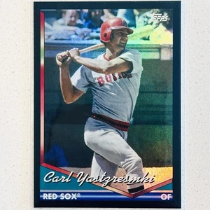 2024 Topps Archives Black Rainbow Foil Carl Yastrzemski #214 Red Sox - Picture 1 of 1