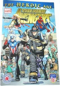 MARVEL ONE-SHOT THE HEROIC AGE THE NEW AVENGERS FDNY CUSTOM COMIC #1, COMIC BOOK - Bild 1 von 2