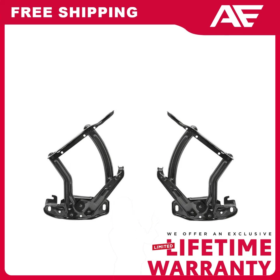 Hood Hinges Set For 63-67 Oldsmobile Cutlass F85 Pontiac Tempest Chevrolet - Image 1 of 3