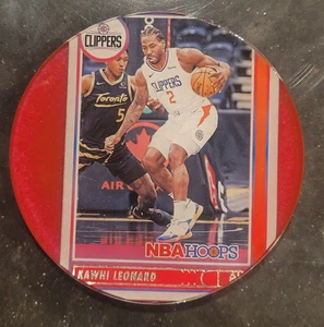 3,5"x3,9" Handgefertigte Sammelkarte Rot Epoxid Untersetzer - NBA - Kawhi Leonard - Bild 1 von 1
