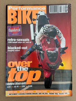 PERFORMANCE BIKE MAGAZINE MAY 1996, 600s, ZXR750, Daytona, GP, 1200 Bandit - Image 1 of 3