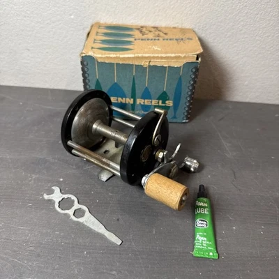 Carrete de pesca Ocean City 935 de colección - Hecho en Filadelfia EE. UU. con caja Foto 1 de 4