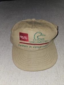 De colección Ducks Unlimited GMC Pana Snapback Sombrero EE. UU. Rex Años 80 Raro NUNCA USADO - Imagen 1 de 8