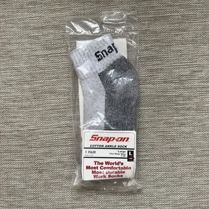 Un par de herramientas a presión gris algodón tobillo calcetines de trabajo grandes 7-12 zapato nuevo - Imagen 1 de 5