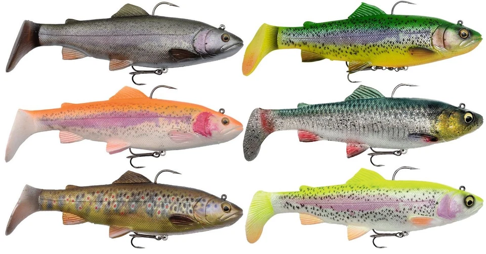 Savage Gear 4D Rattle Trout Gummifisch Forelle - Hechtköder, Gummiköder - Bild 1 von 1