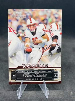 2007 Playoff Prestige #201 Trent Edwards Base Rookie Card RC Buffalo Bills - Image 1 of 2