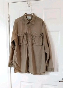 Vintage Columbia Sportswear Nylon XXL Button Down Langarm Hemd GRT Angeln - Bild 1 von 6