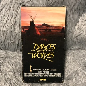 Vintage Dances With Wolves VHS Kevin Costner Orion Home Video 1990 - Picture 1 of 4