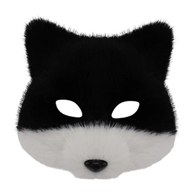 Halloween Fox Mask Eyewear Half Face Animal Mask for Dress up Party Festival - Image 1 of 2