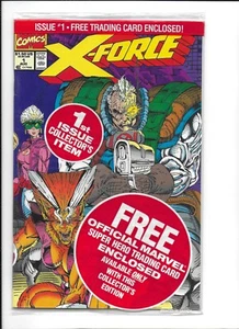 X force # 1 UNOPENED Team Trading Card Inside Rob Liefield 1st Print N mint - Bild 1 von 2