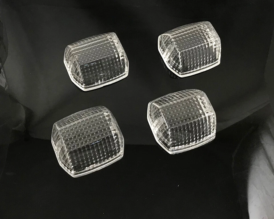 4X Turn Signal Indicator Lens for Kawasaki Ninja EX500 EX250 Tengai KL650 Clear Foto 1 de 4