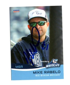 Mike Rabelo 2017 West Michigan Whitecaps auto signed team set card Tigers - Picture 1 of 1