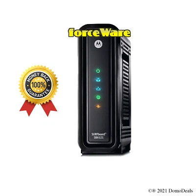 Arris Motorola SB6121 DOCSIS 3.0 Cable Modem with forceWare - Image 1 of 2