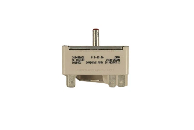 Frigidaire 316436001 Burner Stove Element Range Switch - Silver
